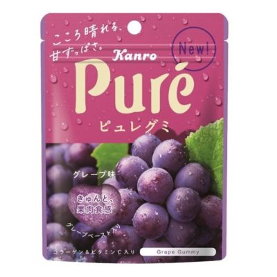 甘樂 Kanro Pure 心形果汁軟糖 葡萄 56g